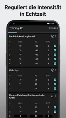 MyFitCoach KI-Coaching für Natural-Bodybuilder android App screenshot 1